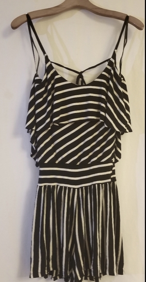 Arden B Lowback Romper - Picture 1 of 3